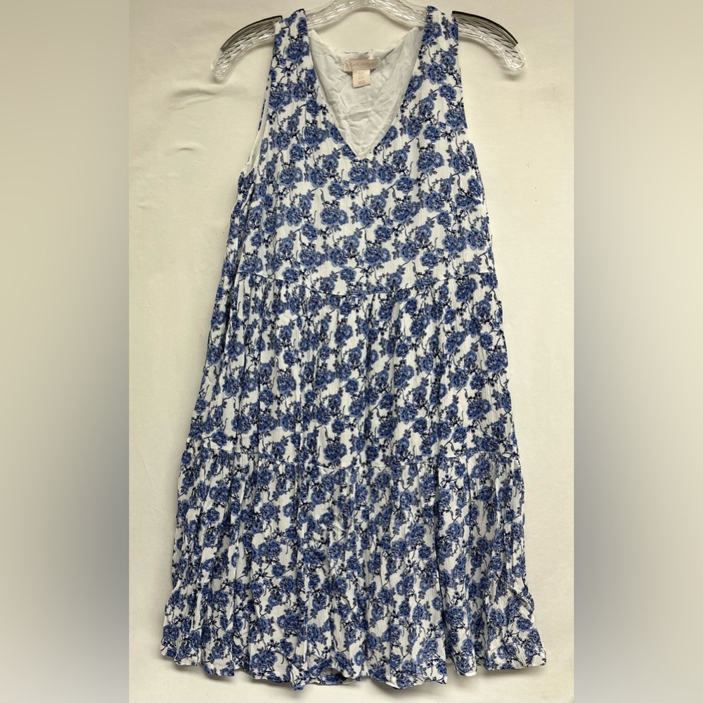 Cottagecore Rachel Ashwell Shabby Chic Floral Tiered Midi Dress Spring, Prairie